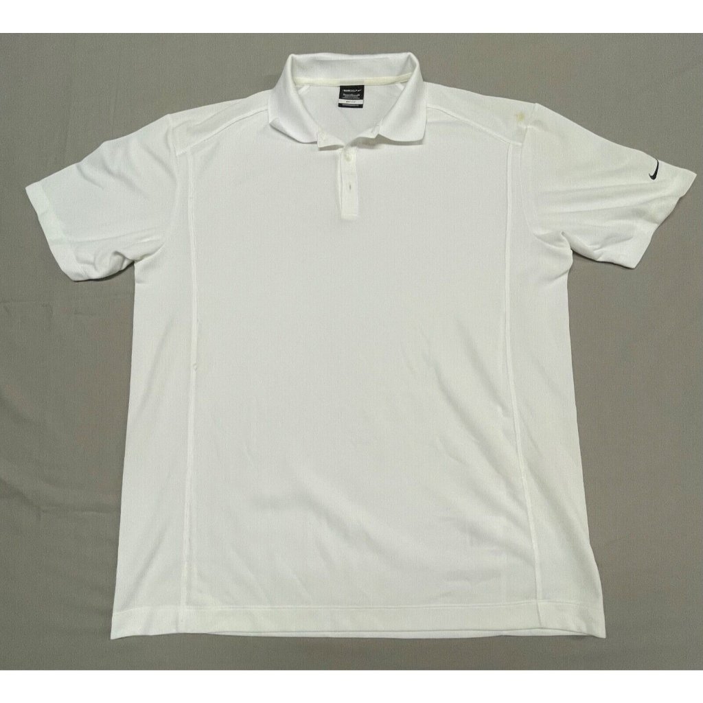 Nike Golf Polo Mens White 267020 100 Size Xl
